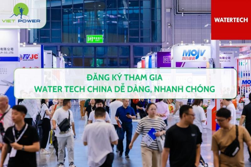 Đăng Ký Tham Gia Water Tech China Dễ Dàng, Nhanh Chóng