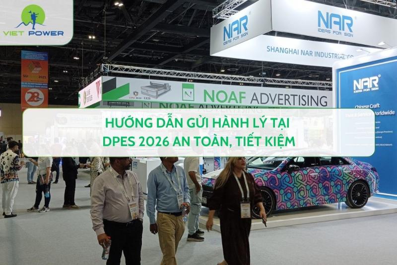 Hướng Dẫn Gửi Hành Lý Tại DPES 2026 An Toàn, Tiết Kiệm