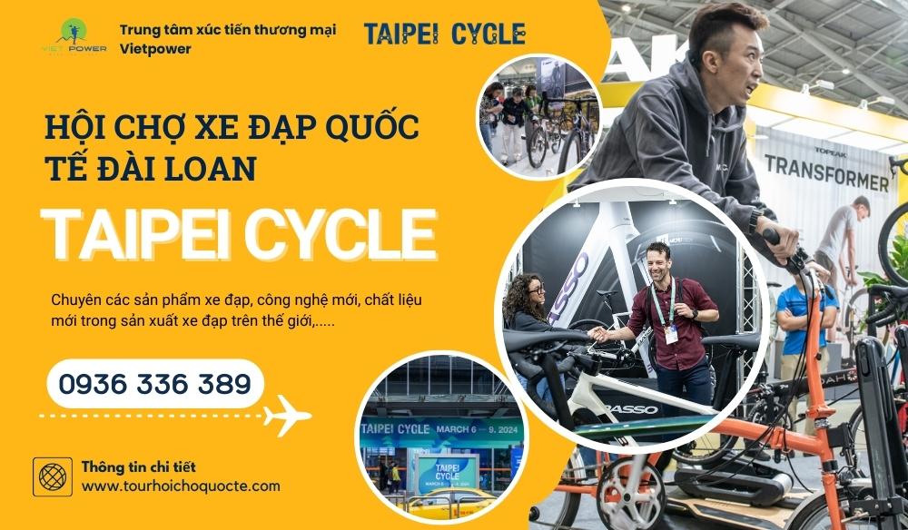 Tour 5N4Đ Tham Gia Hội Chợ Xe Đạp Taipei Cycle Đài Loan